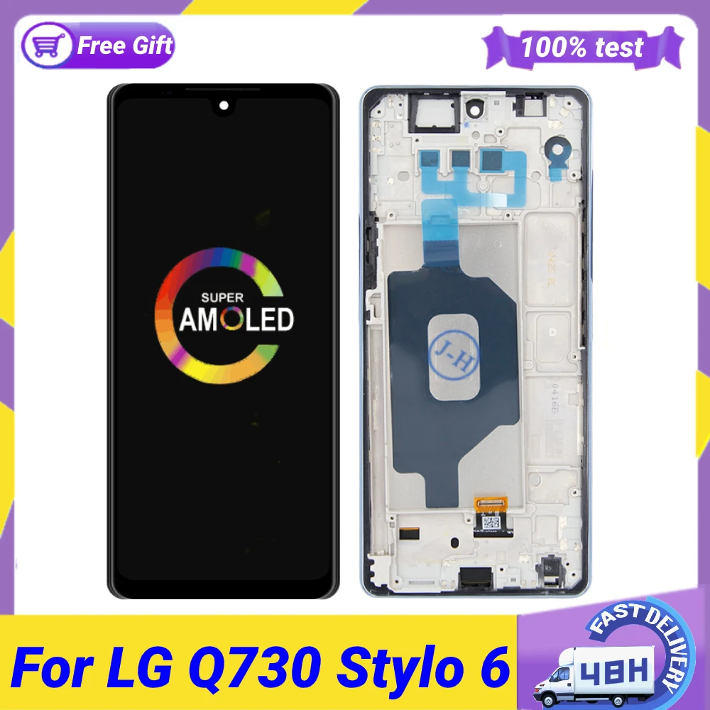 Original Super AMOLED Pentru LG Q730 Stylo 6 LCD Q730AM LM-Q730TM Q730NM Display Touch Screen Digitizer Înlocuirea Ansamblului 6.80