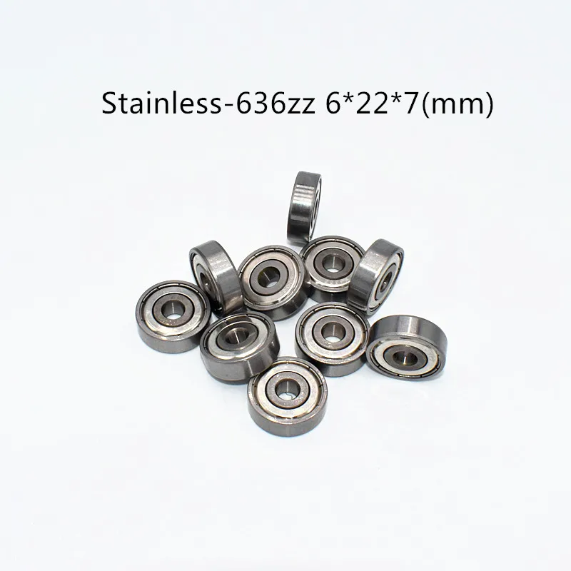 S636ZZ Rulment 6*22*7 mm ( 10BUC ) ABEC-5 Bile de Oțel metal sigilate S636Z S636 Z ZZ