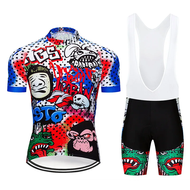 2023 Amuzant Ciclism Jersey Mens Scurt Salopete Set MTB Îmbrăcăminte de Biciclete Maillot Vara iute Uscat Ropa Ciclismo Mountain Bike Trening