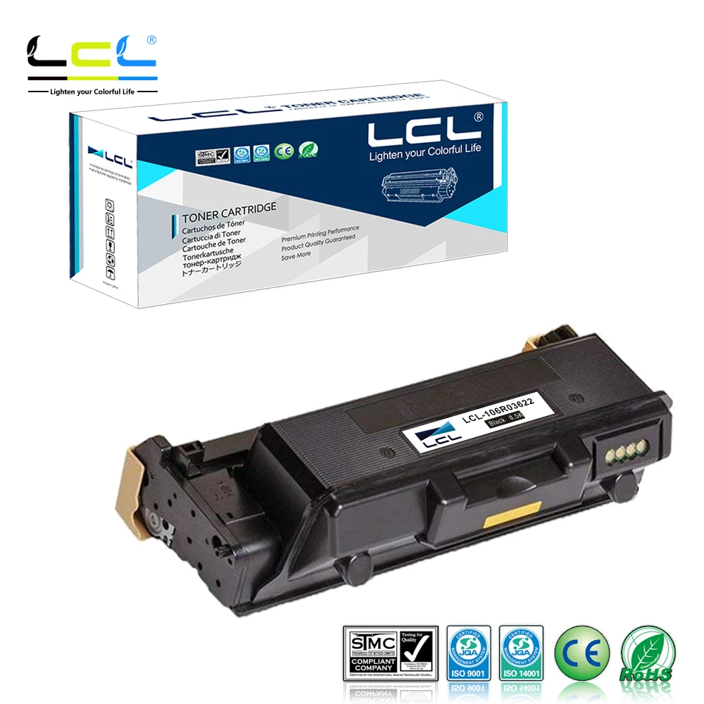 LCL WorkCentre 3335 3345 Phaser 3330 106R03620 106R03621 106R03622 8500pa (1 pachet) Laser Cartuș de Toner Compatibil pentru Xerox