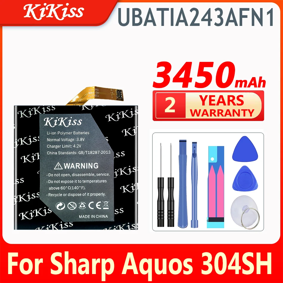 KiKiss Baterie de 3450mAh Ubatia243afn1 UBATIA243AFN1 PENTRU Sharp Aquos 304SH CELULE de Baterii de Telefon Mobil