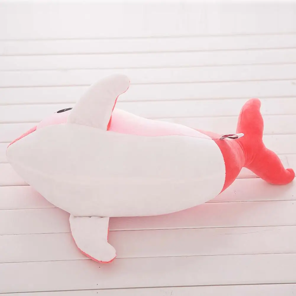 Moda Delfin Jucărie De Pluș Albastru/Roz Umplute Păpușă Jucărie Moale Pernă Umplute Viață Mare Papusa De Desene Animate Jucărie De Pluș Perna Decor