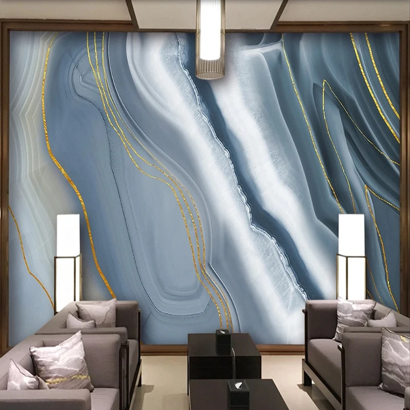 Foto personalizat Tapet Modern de Lux Lumina Abstract Marmură 3D Murală TV Camera de zi Canapea Dormitor Fundal Decor de Perete imagini de Fundal