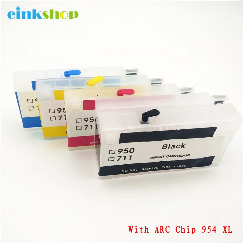 einkshop 954 Refillable Cartuș de Înlocuire Pentru HP 954XL 954 XL OfficeJet Pro 7740 8210 8710 8720 8730 Printer Auto Reset Chip