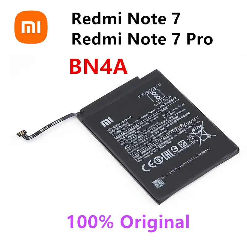 Xiao km 100% Orginal BN4A Baterie de 4000mAh Pentru Xiaomi Redmi Nota 7 Nota 7 Pro M1901F7C de Înaltă Calitate Telefon Înlocuire Baterii
