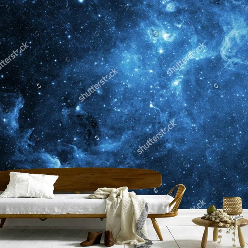 Cosmice de fundal,galaxy,3D moderne pictura murala pentru camera de zi, dormitor, tavan, perete de fundal tapet rezistent la apa