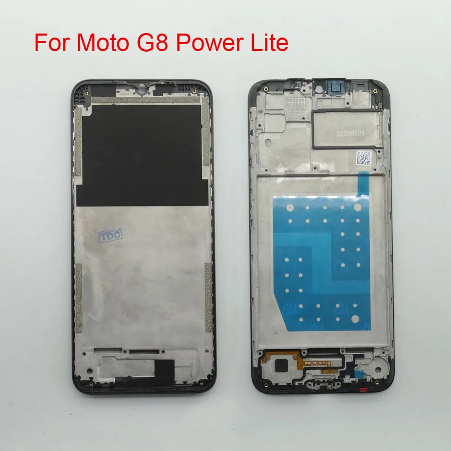 Pentru Motorola Moto G8 Putere Lite XT2055-2 Carcasa Mijloc Rama LCD Bezel Placă Capac Panou de Șasiu