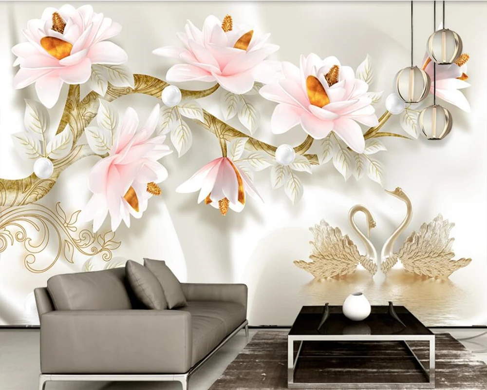 Relief 3D jad orhidee stil European tapet papel de parede,living, dormitor, TV, canapea de perete bucatarie gazete de perete decor acasă