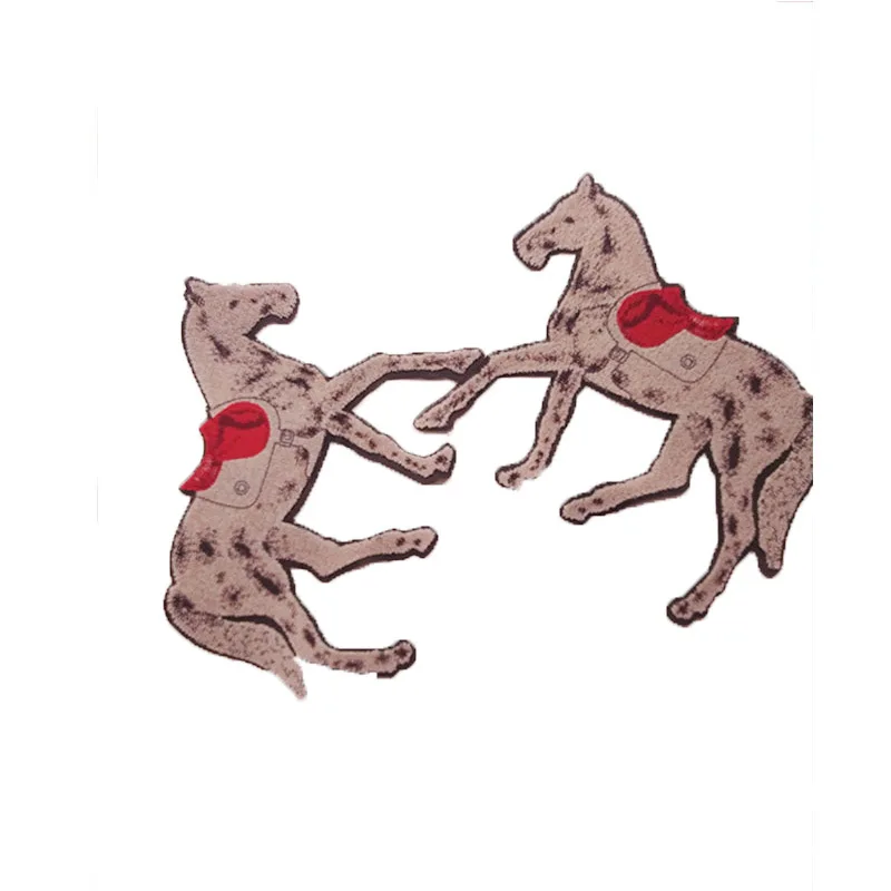 Cal Antilope Urs Câine Animal de Îmbrăcăminte Patch-uri T-shirt Haine Blugi Fete Baieti Coase pe Haine Decorative Brodate Autocolante