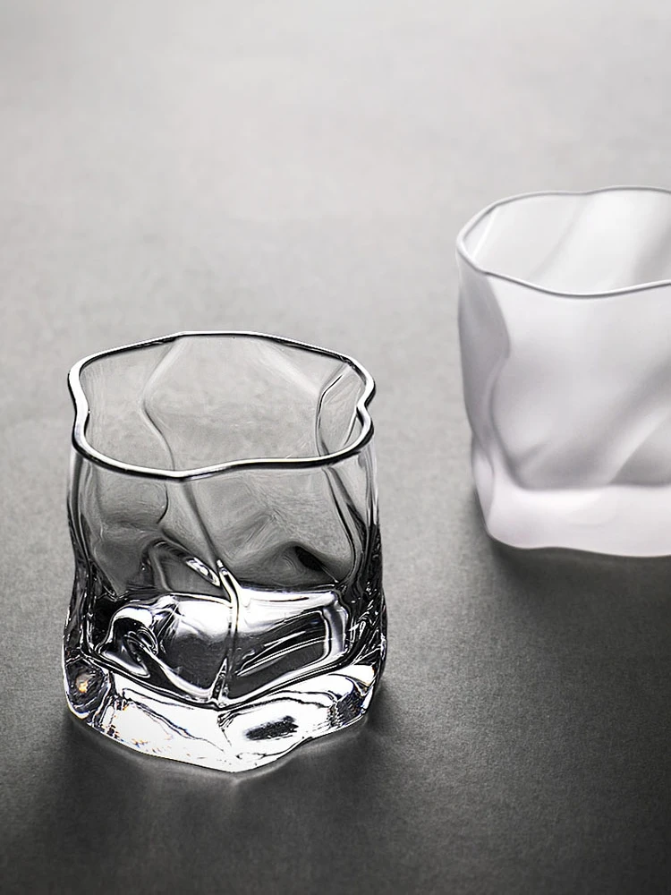Manual de Whisky Căni Sticlă Mată Creative Japonia mic Dejun în Stil Suculent Cafea Apă Drinkware 250ML Neregulate Cupa