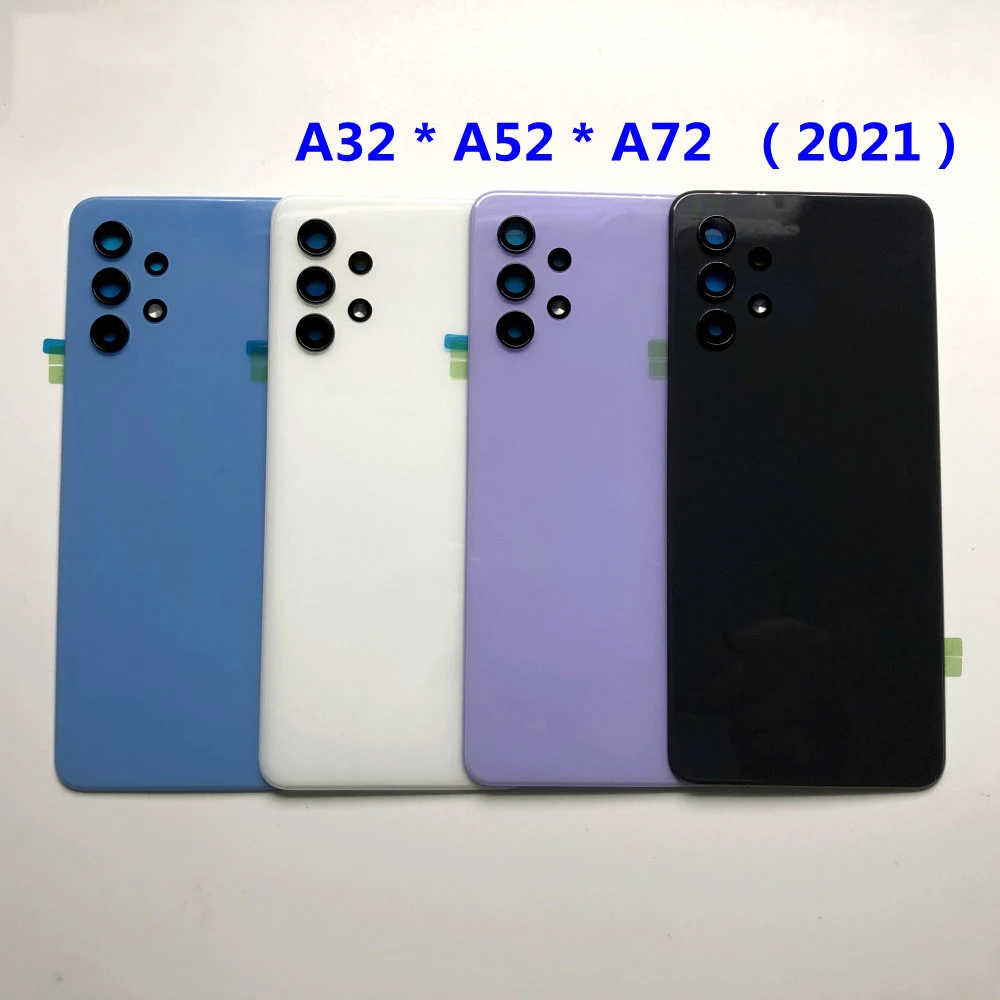 10 BUC Pentru Samsung Galaxy A22 A32 A52 A72 4G 5G Capacul din Spate Telefonul Înapoi Caz de Plastic pentru Baterie Ușa Caz Capacul de Plastic de Înlocuire S