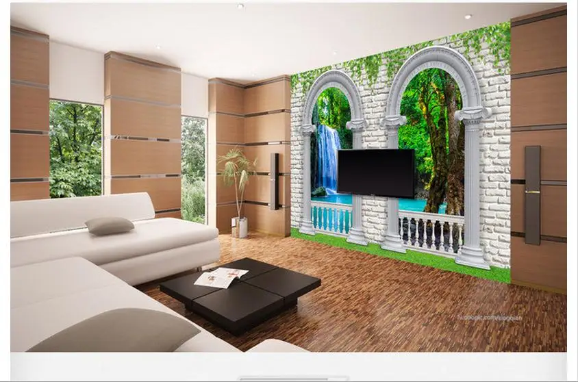 Foto personalizat tapet 3d picturi murale tapet Roma pilon arc cascadă, peisaj tapete murale pentru living decorul camerei