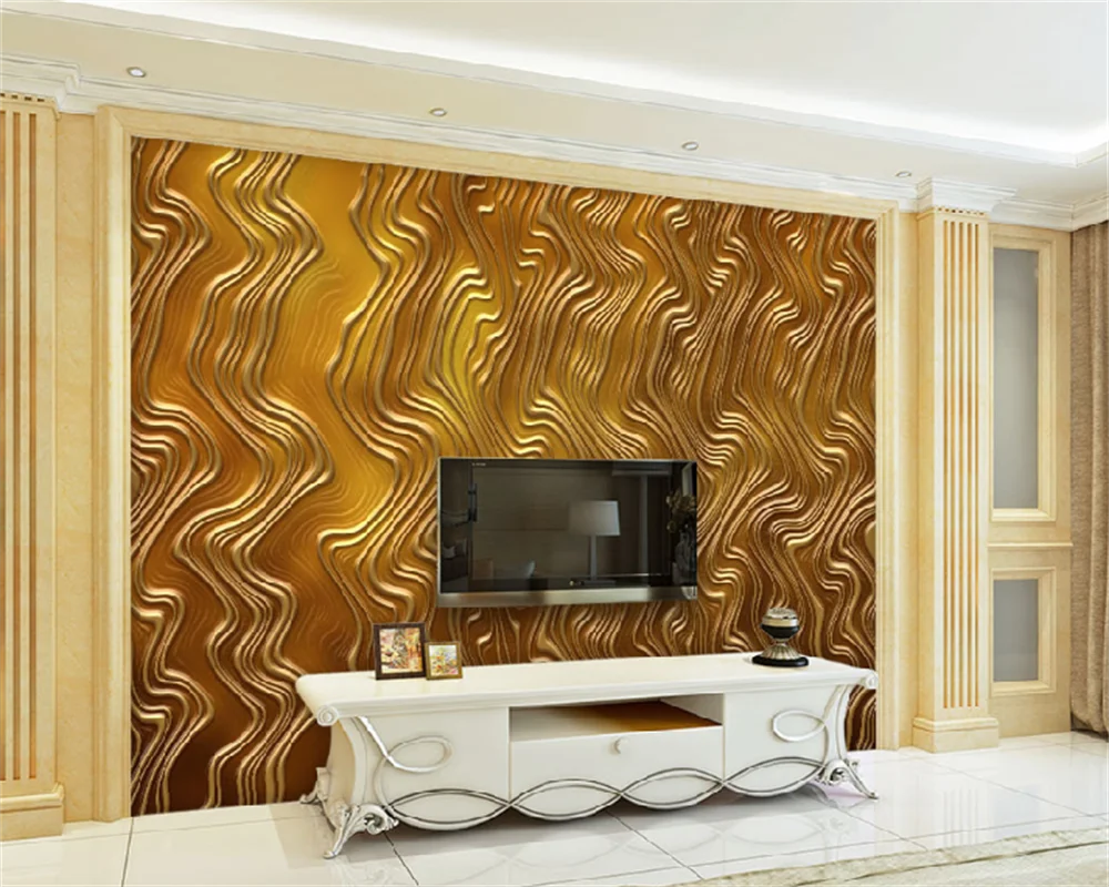 wellyu tapet Personalizat de lux în stil European splendid de artă high-end camera de zi dormitor perete de fundal de aur murală unul dintre un fel