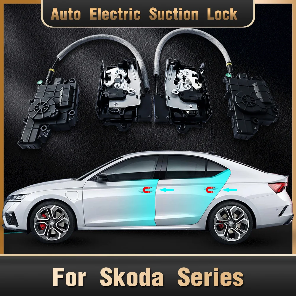 Sinairyu Smart Auto Electrice de Aspirare de Blocare a Ușii pentru Skoda Serie Automata Soft Close Usi Super Tăcere Vehicul Auto Usa