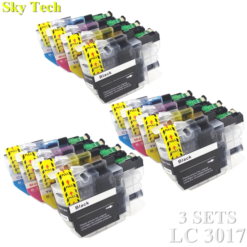 12X Compatibil cartuș de Cerneală Pentru LC3017 XL LC-3017 XL , Pentru Brother MFC-J5330DW MFC-J6530DW MFC-J6730DW MFC-J6930DW etc
