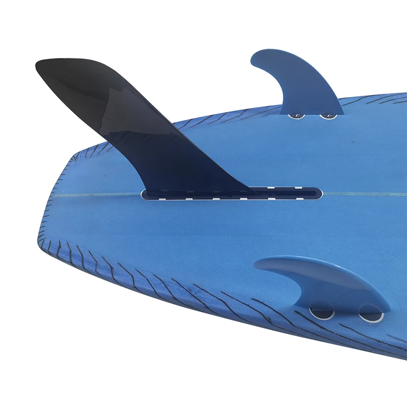 UPSURF Longboard Fin 9 inch Nylon de Plastic de Unică Fin placa de Surf, Centru de Fin de Culoare Neagra SUP Fin Bord cu Zbaturi Surfing Accesorii