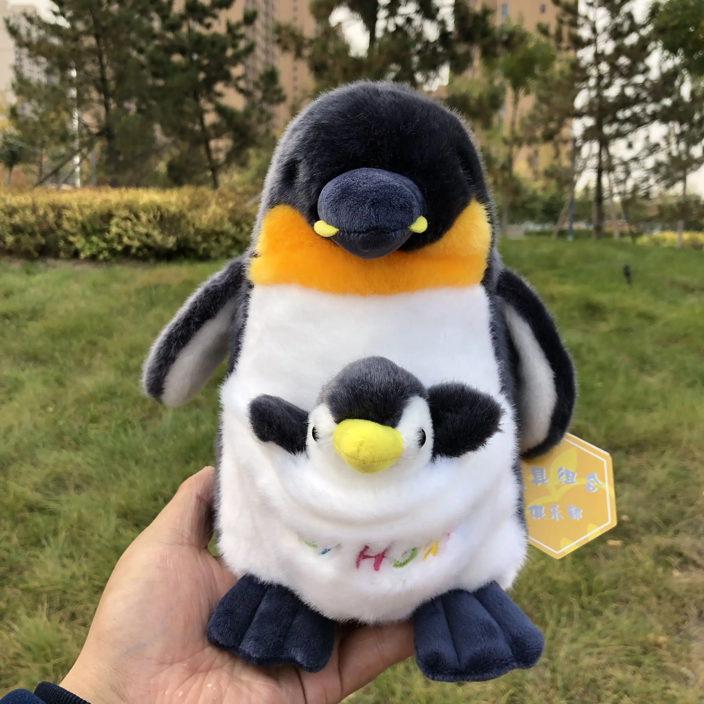 despre 30cm drăguț pinguin jucarie de plus desene animate casa copil pinguin papusa moale jucărie pentru copii decorare cadou de ziua h0742