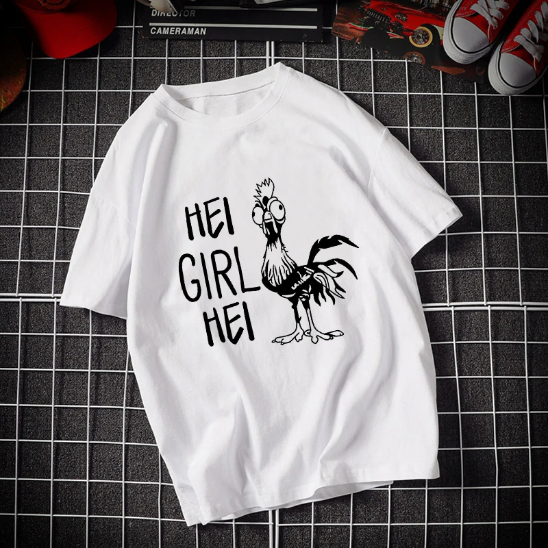 Noul T-shirt Femei instituție de învățământ superior Fata de învățământ superior Cocoș Scrisoare de Imprimare Harajuku ' 90 Maneci Scurte Distractiv Ulzzang T-Shirt Doamna Topuri Casual