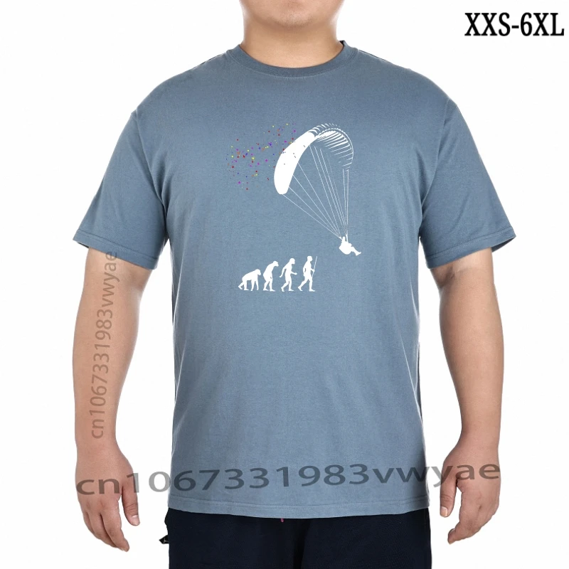 Parapanta În Aer Liber, Evoluția Umană Tricou Tricou De Design Populare Mens Tee Shirt Îmbrăcăminte De Fitness, Plus Dimensiunii Vară 2023