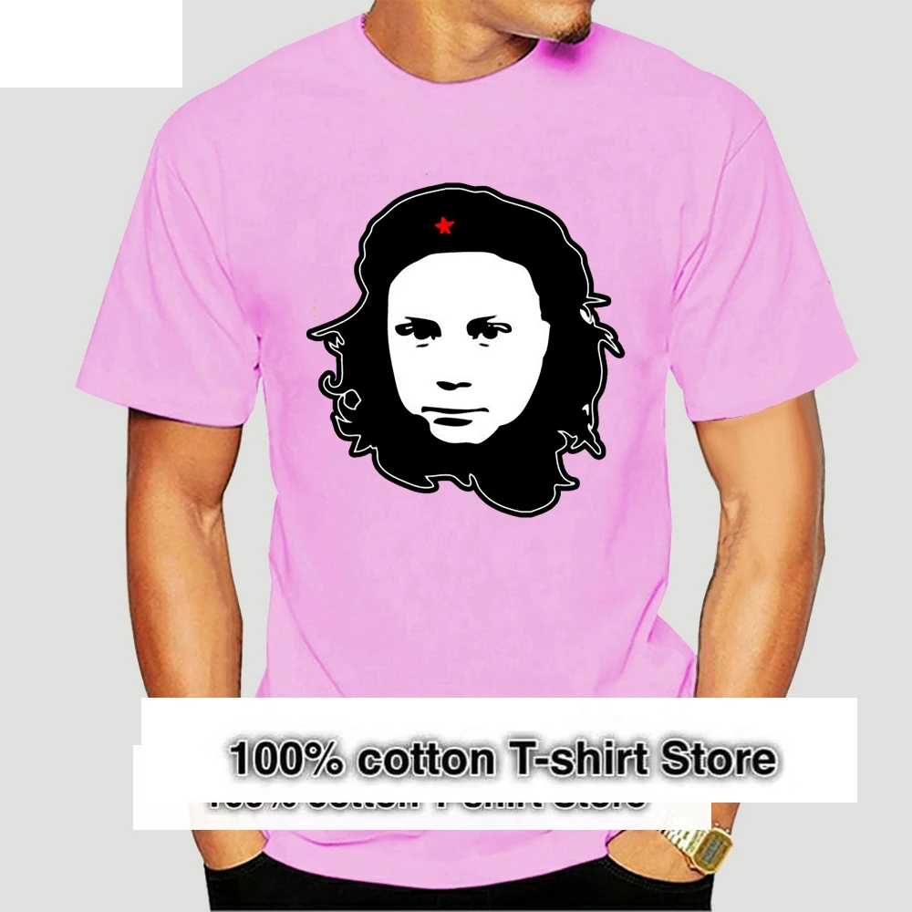 Greta Thunberg Che Guevara Stil schimbările Climatice Protest T-Shirt Clasic de Vară Unic Tricou Barbati din Bumbac Tricou Tricou 8678X