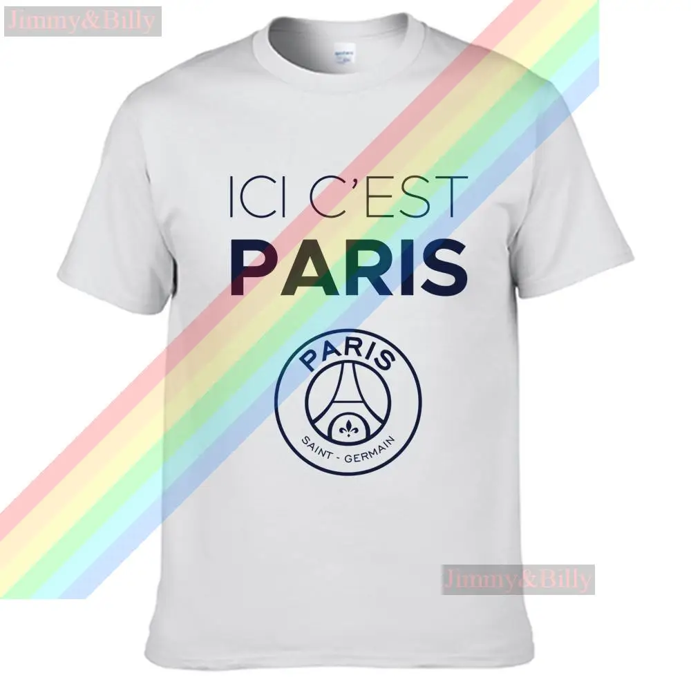 2021 Populare Ici C ' est Paris Classic Logo Bărbați Femei de Vara din Bumbac 100% Tricouri de sex Masculin cele mai Noi cele mai Populare Normal Tricouri Unisex