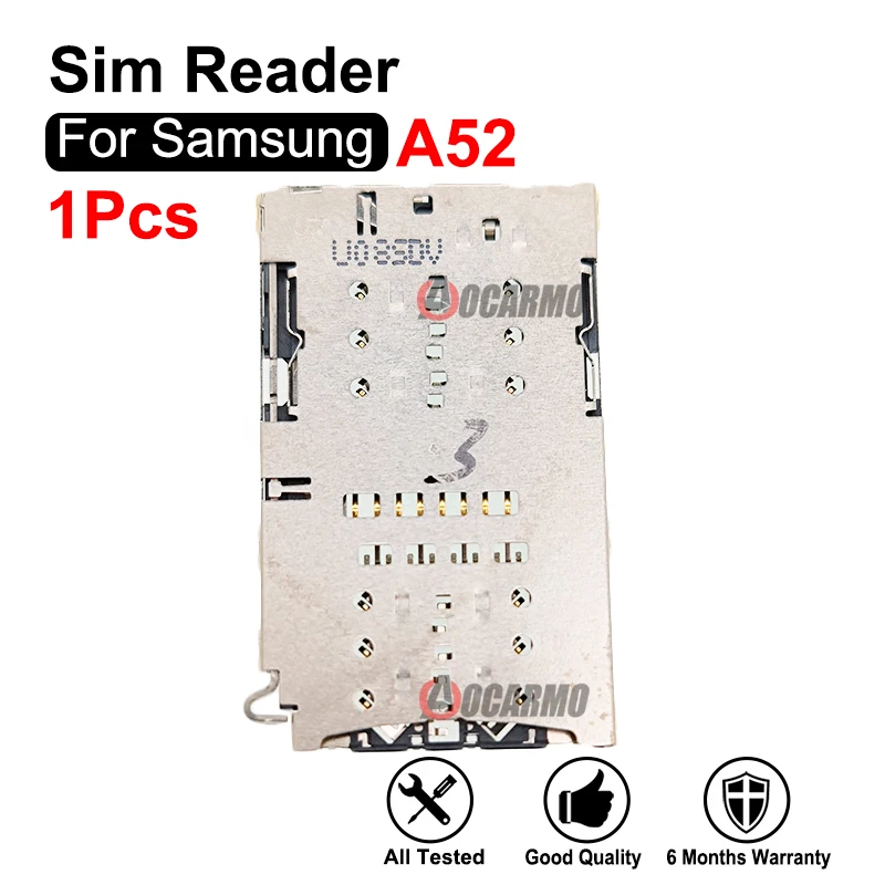 Pentru Samsung Galaxy A52 SIM Tray Cititorul Cartelei Sim Soclu de Reparare piese de schimb