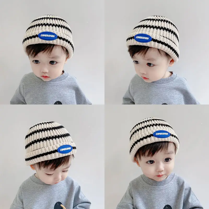 Moda pentru Copii Palarie pentru Baieti Knit Beanie Baby pentru Copii Șapcă de Copii Pălării pentru Fete Copilul Capota Copil Capac Copil Accesorii 6M-4Y