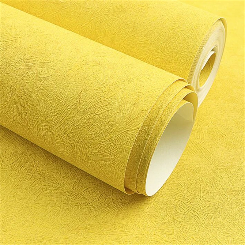 beibehang Nordic minimalist modern, solid de culoare galben lămâie simplu diatomee noroi tapet camera de zi dormitor fundal de hârtie de perete