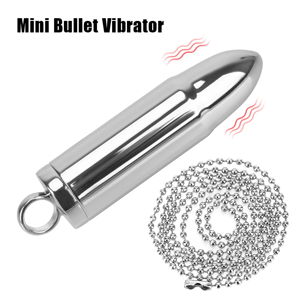 OLO Clitorisul Stimulator Mini Glont Vibrator Puternic Vibrații Jucarii Sexuale pentru Femeile de Metal Vibrator din Oțel Inoxidabil Adulți Produse