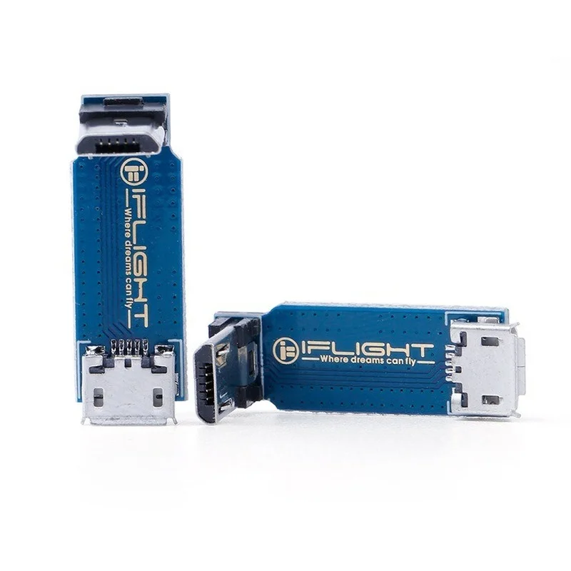 iFlight Tip C 90° Conector Placă Adaptor Micro USB de sex Masculin la Feminin Prelungire Bord 27X9X12mm pentru RC FPV Racing de Zbor DIY Parte