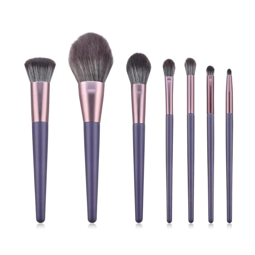 7pcs/multe pensule de machiaj Violet mandala profesionale pentru Fundație Pudra make up perii кисти для макияжа instrumente de frumusete