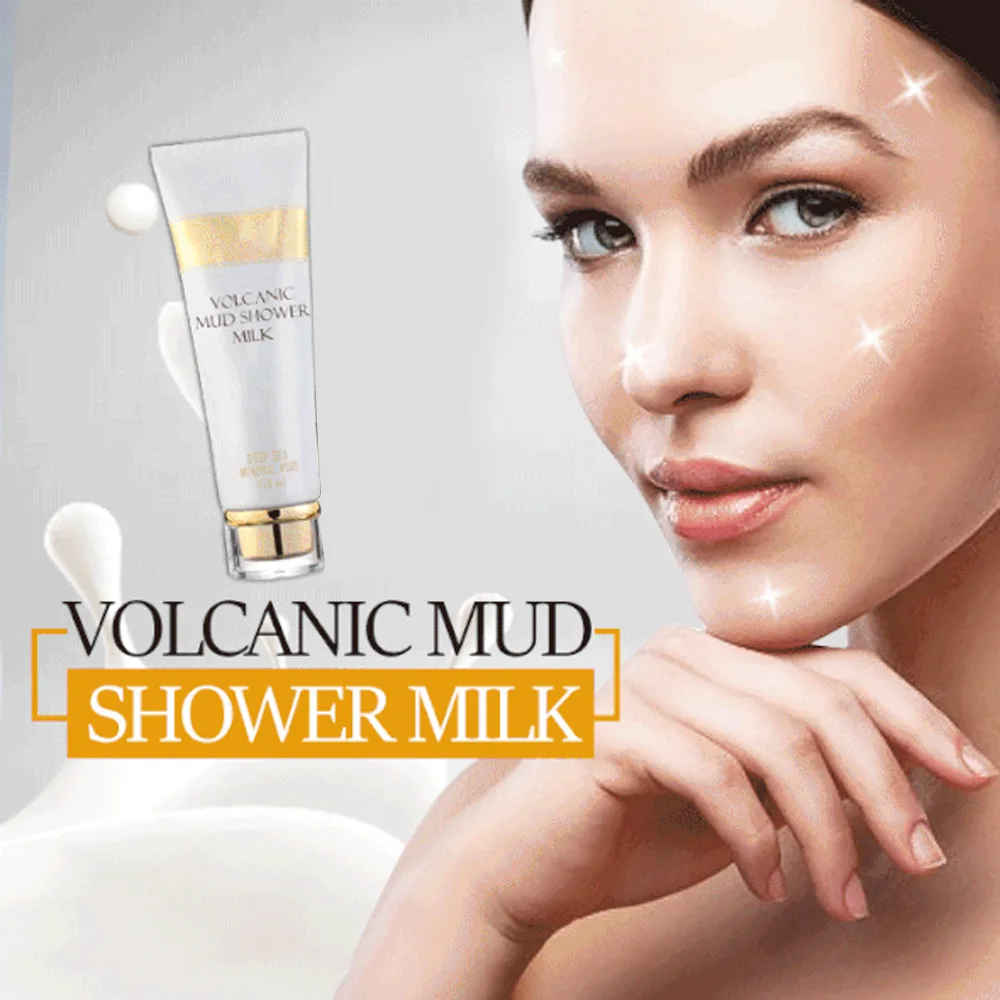 150ml Body alb noroi vulcanic gel de duș cu parfum parfum de durată exfoliere femei lotiune de corp crema de corp de albire a pielii