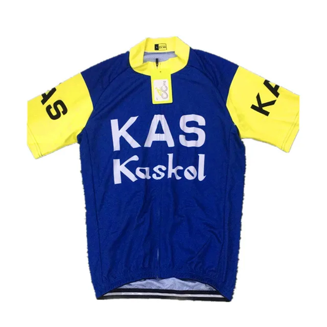 KAS KASKOL 2 CULORI Retro Clasic, Tricouri cu Bicicleta de Curse de Biciclete de Vara cu Maneci Scurte Ropa Ciclismo Îmbrăcăminte Maillot