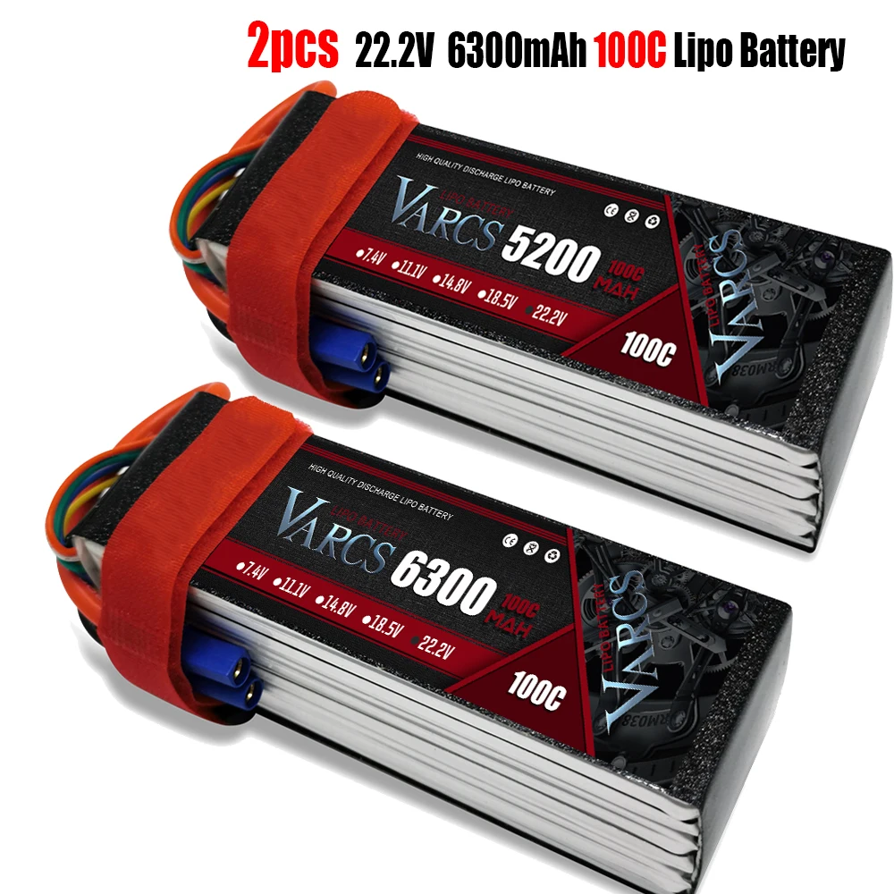 Baterii Lipo VARCS 7.6 7.4 V V 11.1 V 15.2 V-14.8 V 22.2 V 2S 3S 4S 6S 5200Mah 6300Mah 6500mAh 6200mAh 6750mAh 8000mAh 7000mAh