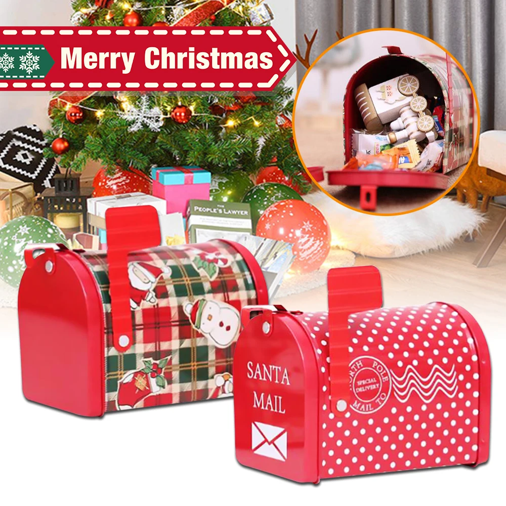 1 buc Cutie de e-Mail Formă de Cadouri de Crăciun Cutie DIY Ambalare pentru Cookie-uri Ciocolata Bomboane de Crăciun Cadouri de Partid Decor Consumabile
