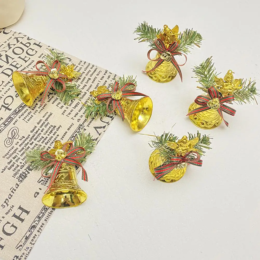 Ornamente de craciun din Plastic Clopote de Crăciun Ochi-prinderea Decorative Excelente Mini Clopot Agățat Pandantiv Xmas Decor