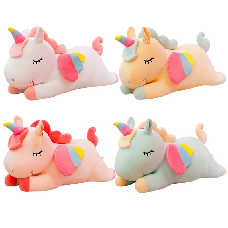 30CM Unicorn de Pluș Jucărie Moale de Pluș Unicorn Soft Păpuși Jucării Animale Pentru Copii Fete de Perna Cadouri Decor Dormitor