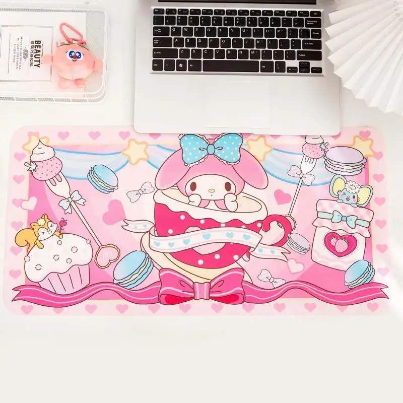 Kawaii Sanrio Mouse Pad Cinnamoroll Kuromi Mymelody Anime Portabil Anti-Alunecare, Masa De Birou Joc Pad Mouse Pad Inima Fată Cadou Jucărie