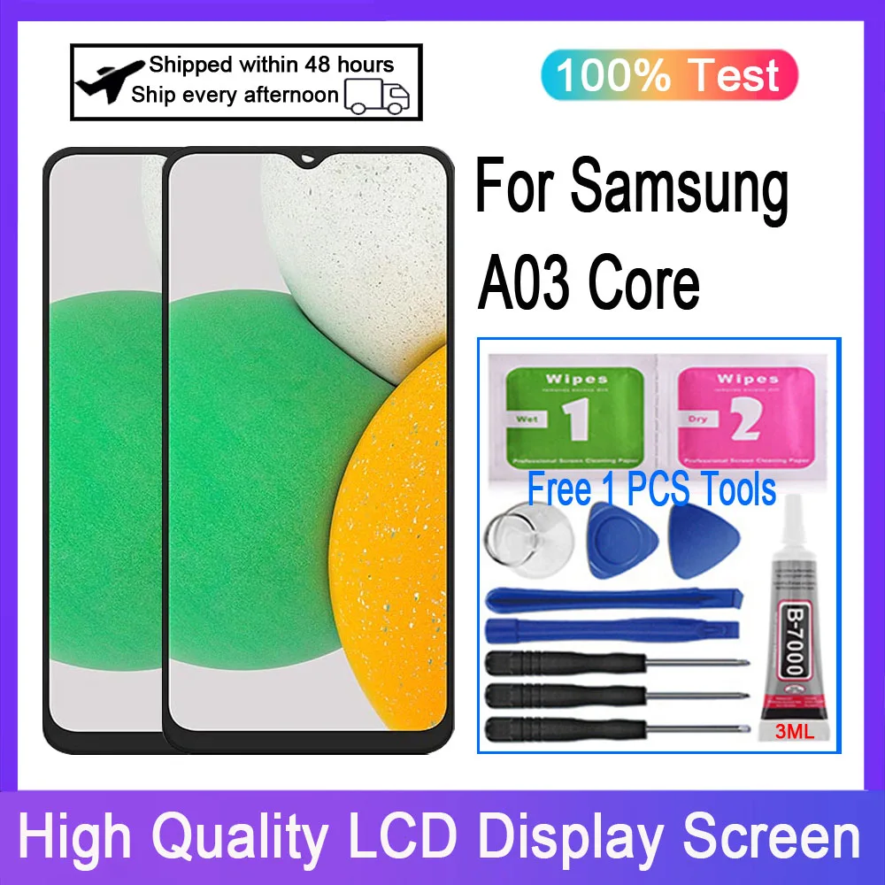 Original Pentru Samsung Galaxy A03 Core A032 SM-A032F SM-A032F/DS Display LCD Touch Screen, Digitizer Inlocuire
