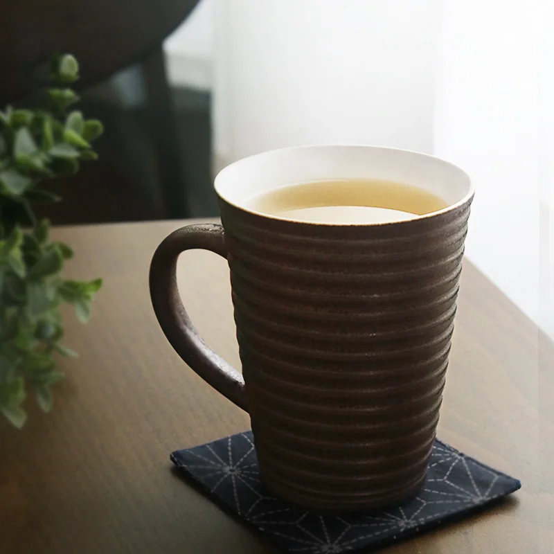 ceramica cana de cafea Japonia stil clasic maro manual de cesti si cani de ziua de nastere ziua mamei cadou apa de ceramică cupa retro cana 1 buc