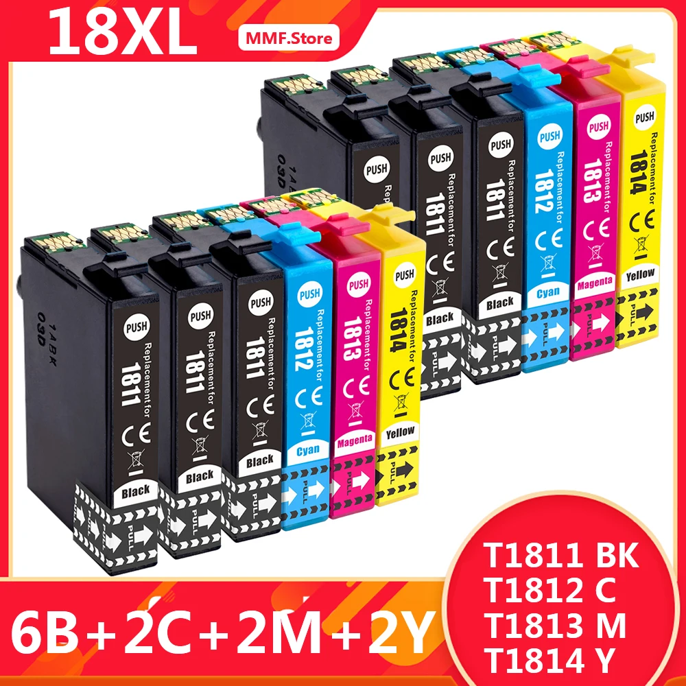 Comptible Pentru Epson 18 XL 18XL Cerneală Xp 415,Xp 422,Xp 302,Xp 412,Xp-402,Xp 325,Xp 322,Xp-305,Xp-225,Xp 325,Xp 425,Xp 315