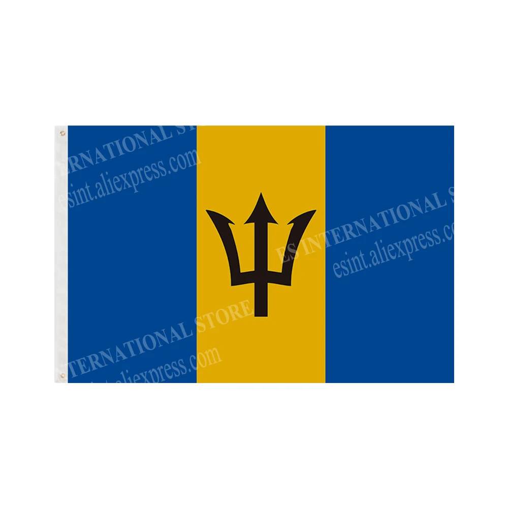 Barbados Steagul Național Poliester Banner de Zbor 90 x 150 cm 3 x 5ft Steagul Peste Tot În Lume la nivel Mondial în aer liber