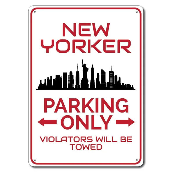 New York Semn Tablă de Metal Sign Semn de Metal,New York Cadou, New York Decor, New Yorker Cadou, New York Semn, new YORK Skyline Semn
