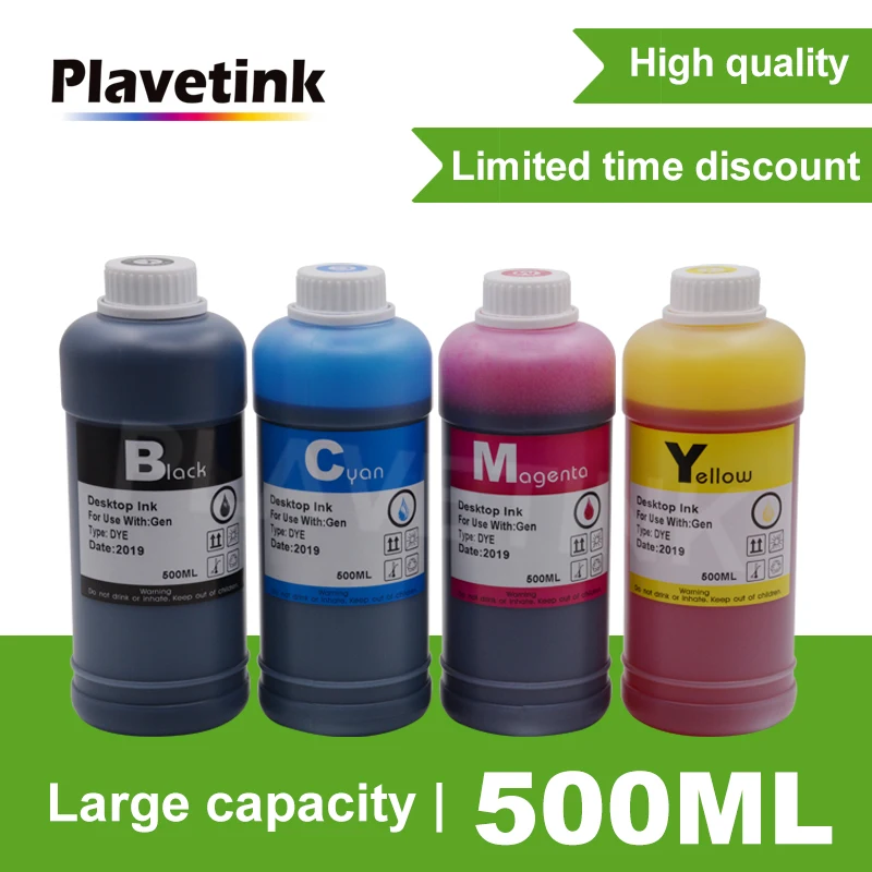 Plavetink 500ml Flacon Cerneala Refill Kituri Pentru Canon PGI570 CLI571 PGI480 CLI481 PGI580 CLI581 PGI520 CLI521 Imprimante Cartușe de Cerneală