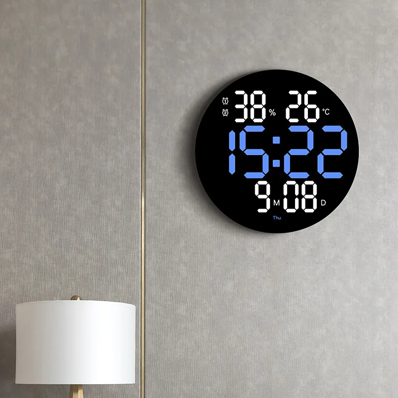 MOMO 10 Inch în Două culori Creative Ecran Mare Ceas Electronic de Perete Camera de zi Ceas de Sport Ceas de Perete cu Led Decor