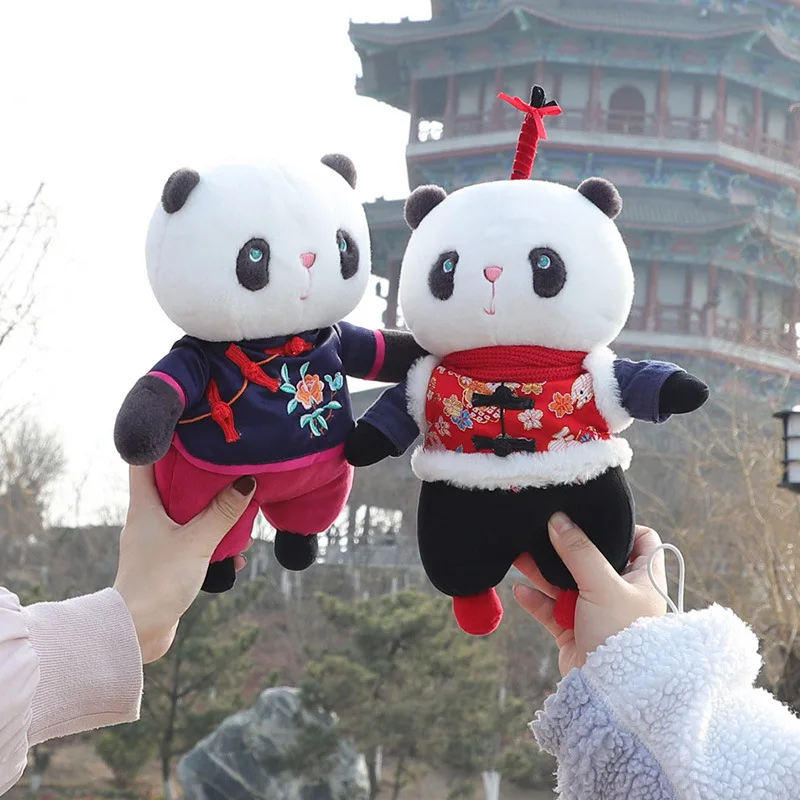 Noul Panda De Pluș Breloc De Animale Din Pluș Panda Anime Păpușă De Pluș Jucării De Pluș Pandantiv Cadouri Pentru Copii Fete Copii Sac De Școală