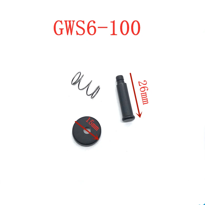 1Set Polizor unghiular de Auto-Blocare Pin Buton Dispozitiv de Primăvară de Înlocuire Pentru Bosch 6-100 de Bună Calitate, Piese de Schimb Scule electrice
