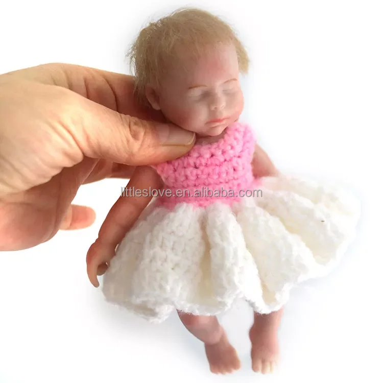 Personalizare 6 inch Copil Nou-născut Lavabil Mohair Baie Corpului Prezintă capabil Beborn Păpuși Corp Plin de Silicon Papusa Reborn