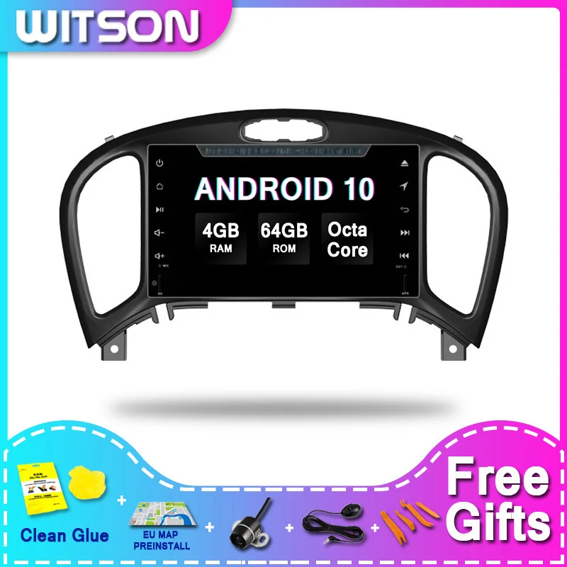 WITSON ANDROID 10.0 Radio Auto Multimedia Player PENTRU JUKE 2012-2017 4GB 64GB