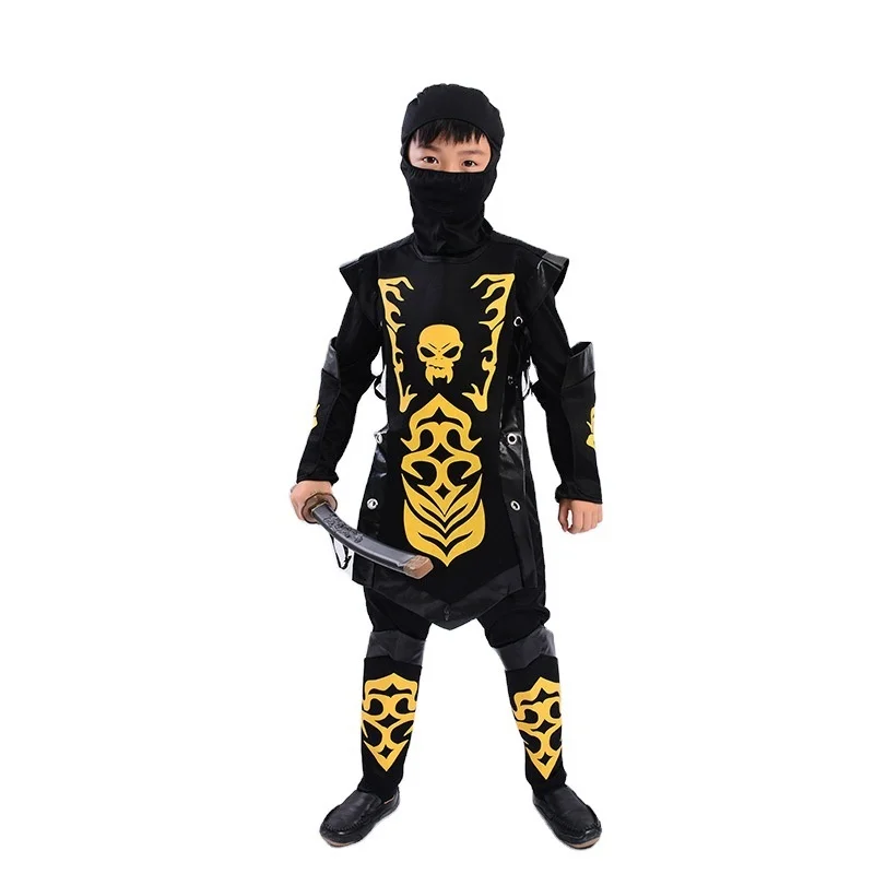 Partidul Cosplay costum animatie pentru copii de performanță costum Ninja Japonez Costum Ninja Japonez Costum